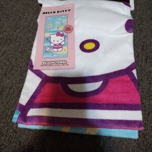 Hello Kitty Beach Towel 28"W X 58"L
